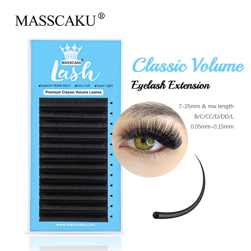 Eyelash Extension Review - Masscaku 0.05/0.07/0.10/0.15Mm Klassieke Regelmatige Wimperverlenging Individuele