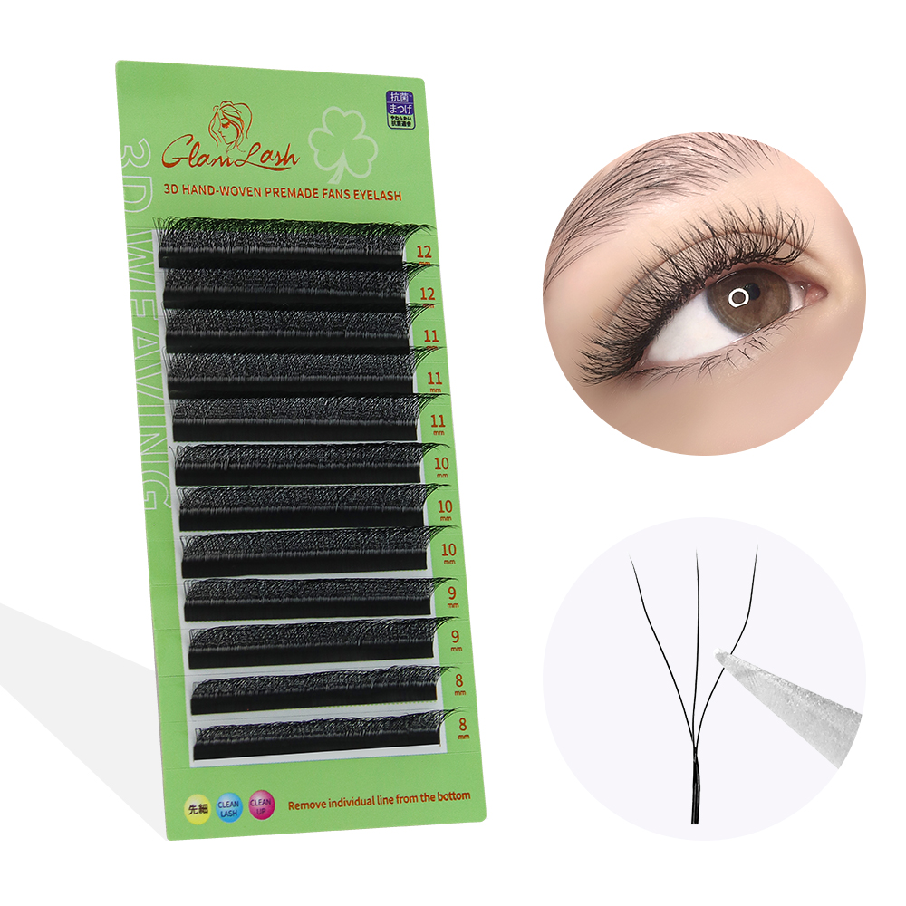 Eyelash Extension Yy - GLAMLASH W Vorm Wimper Extensions 3D4D5D