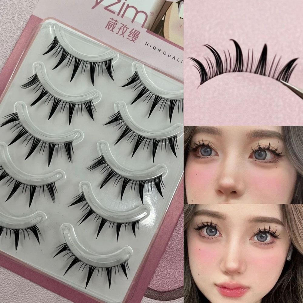 Faux Mink Lash - 5 paar Japanse cosplay valse wimpers,