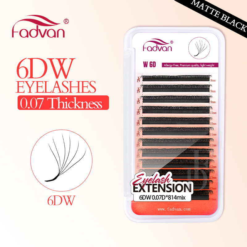 FADVAN Echte 6D W wimpers 0,07 - Eyelash Extension Human Hair recensie en prijs