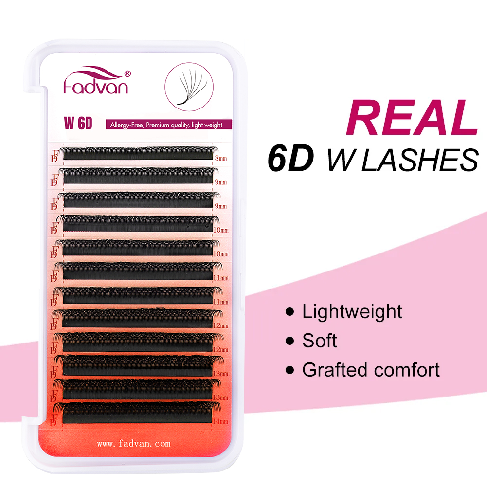FADVAN Echte 6D W wimpers 0,07 - Eyelash Extension Human Hair recensie en prijs