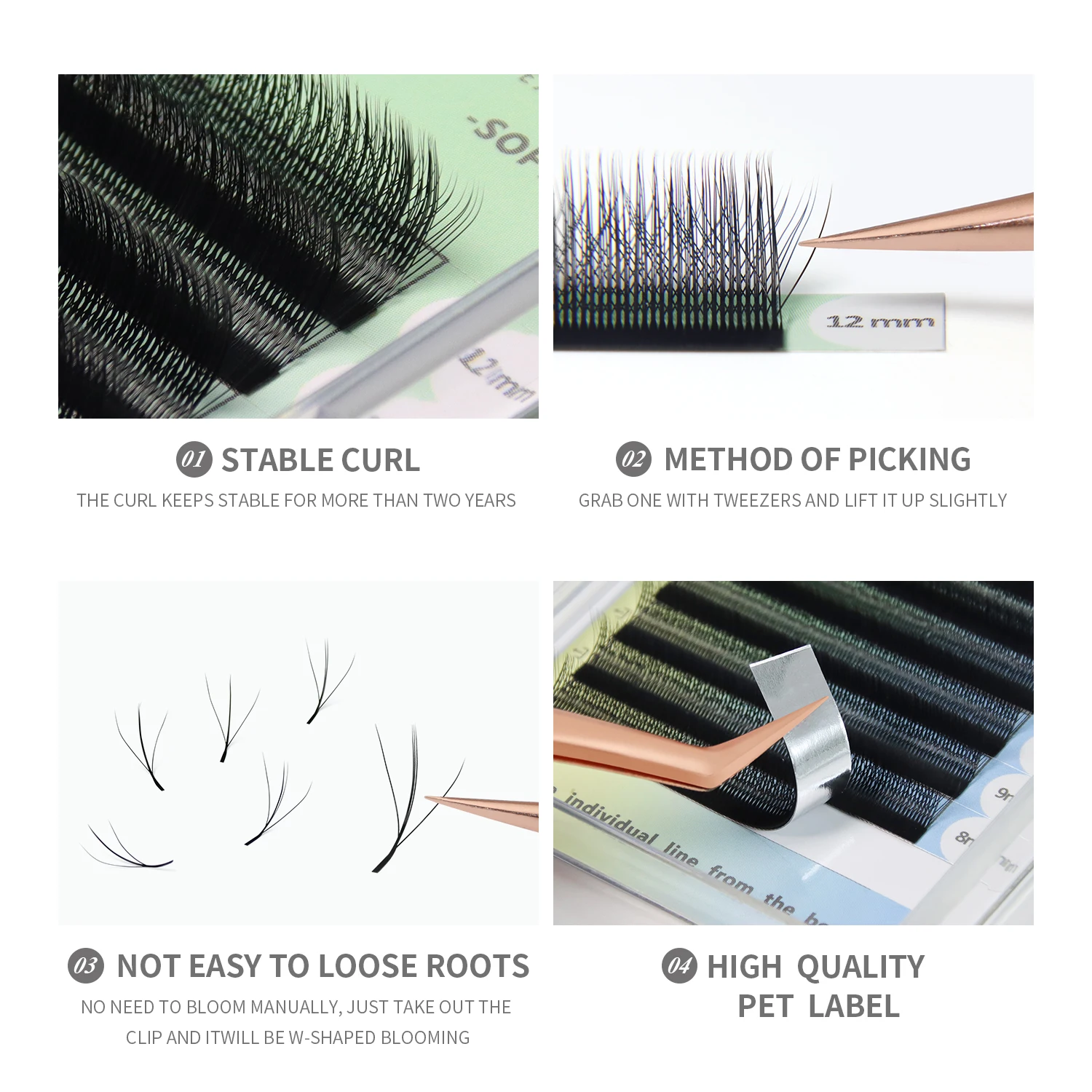 ANNAFRIS 3D W Drie Core Wimper - Eyelash Extension Human Hair recensie en prijs