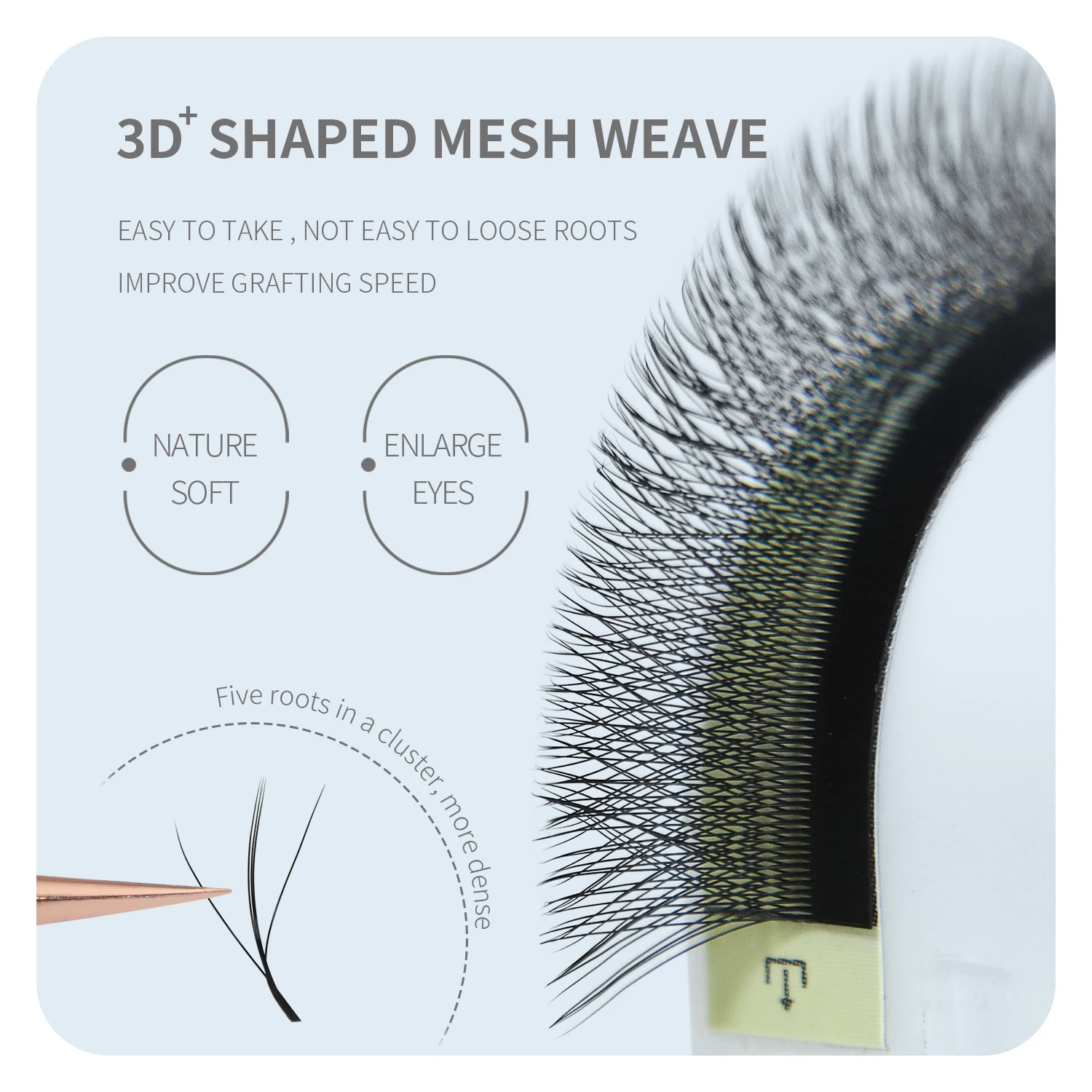ANNAFRIS 3D W Drie Core Wimper - Eyelash Extension Human Hair recensie en prijs