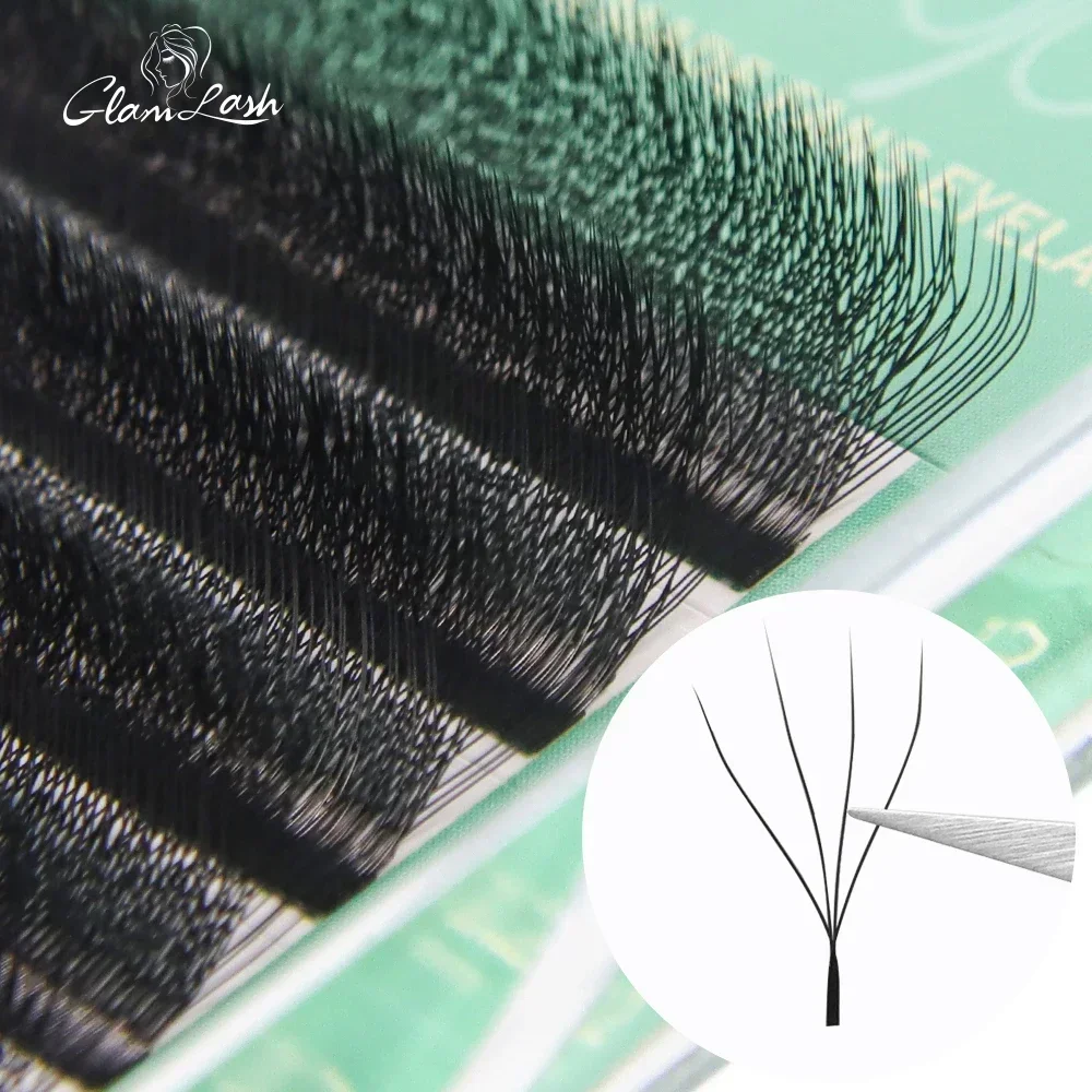 GLAMLASH W Vorm Bloom 3D 4D 5D - Eyelash Extension Human Hair recensie en prijs