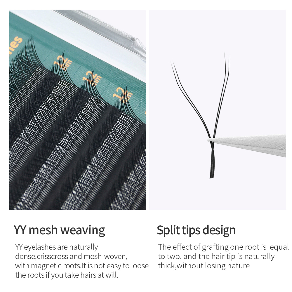 GLAMLASH YY Vorm Zwarte Wimper - Eyelash Extension Yy recensie en prijs