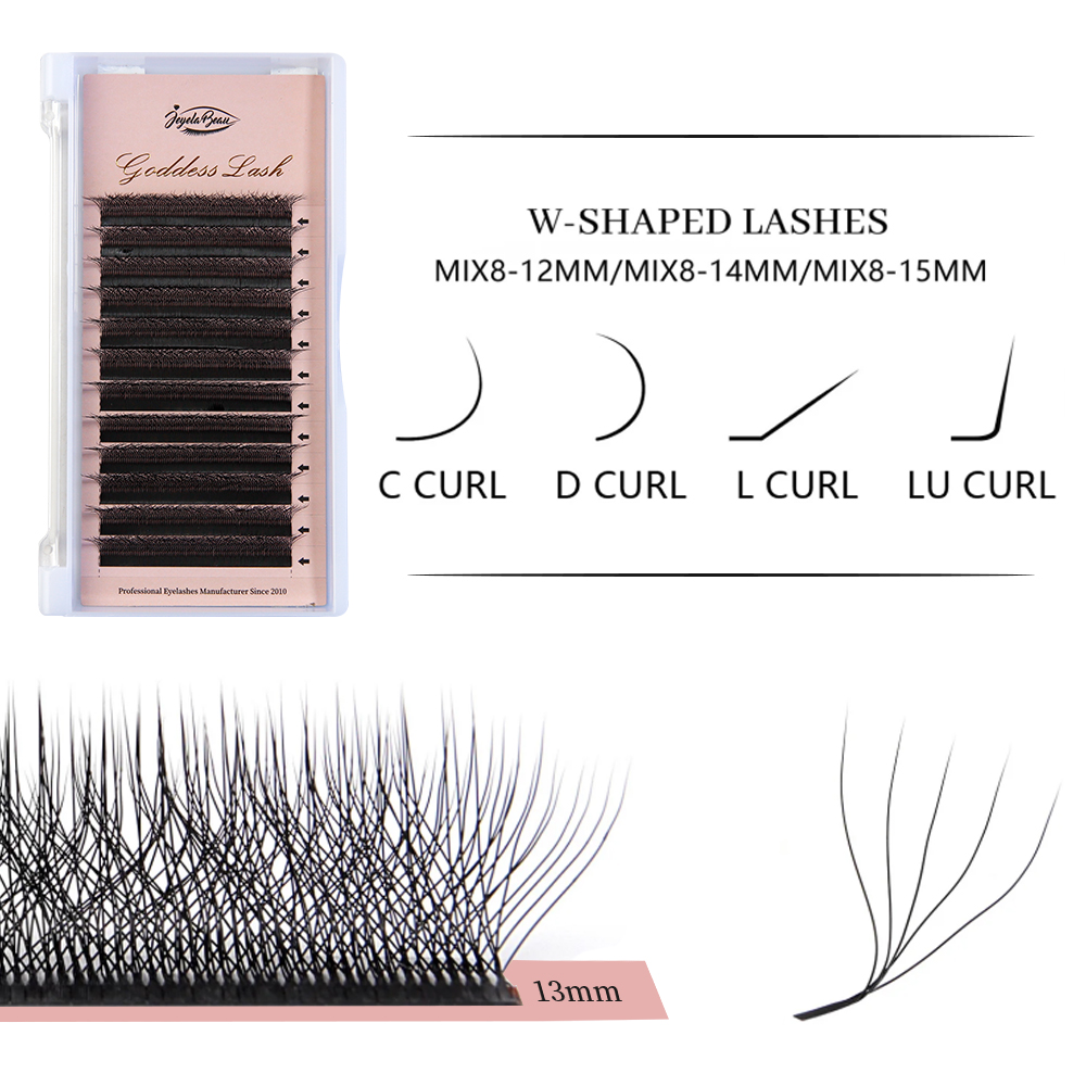 Godin W3D 4D 5D M Curl Wimperv - Eyelash Extension Human Hair recensie en prijs