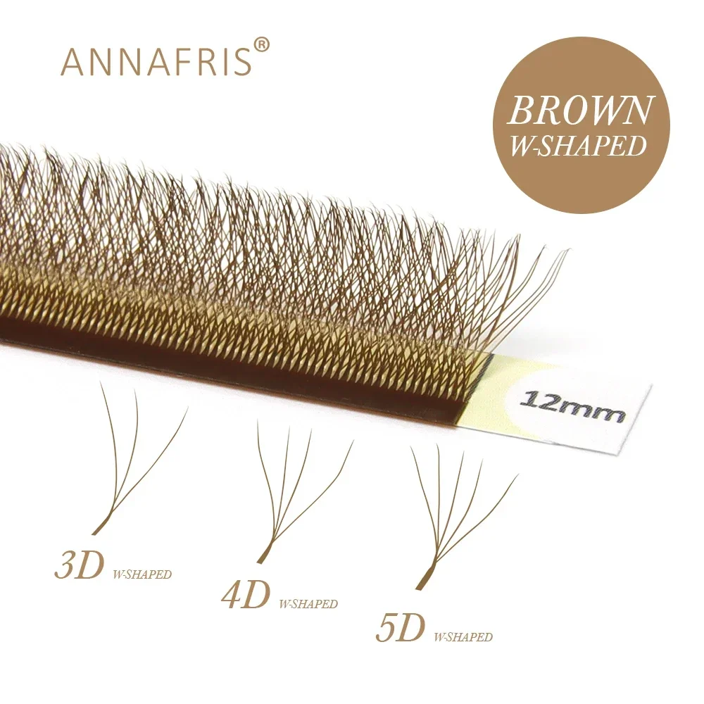 ANNAFRIS Bruin W-vorm Wimperex - Eyelash Extension Yy recensie en prijs